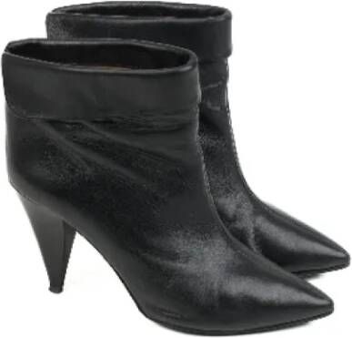 Isabel Marant Pre-owned Leather boots Black Dames