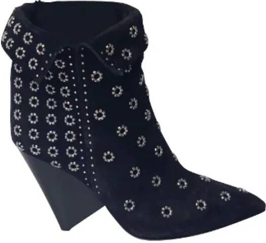 Isabel Marant Pre-owned Leather boots Black Dames