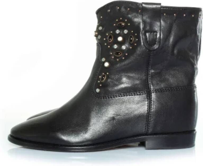 Isabel Marant Pre-owned Leather boots Black Dames