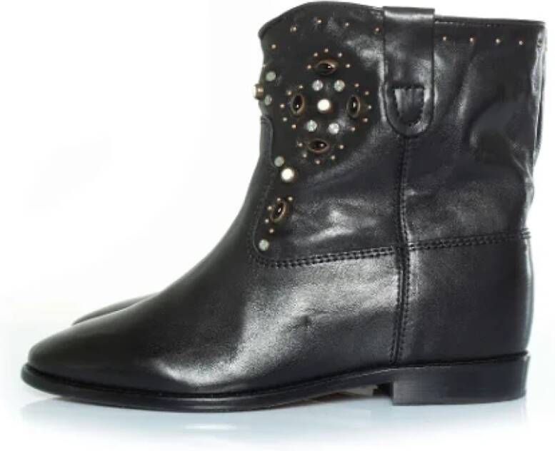 Isabel Marant Pre-owned Leather boots Black Dames