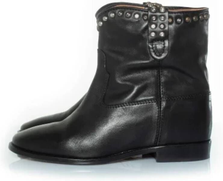 Isabel Marant Pre-owned Leather boots Black Dames