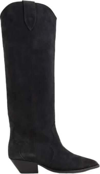 Isabel Marant Pre-owned Leather boots Black Dames