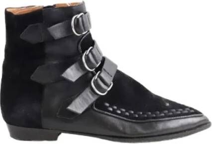 Isabel Marant Pre-owned Leather boots Black Dames