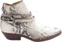 Isabel Marant Pre-owned Leather boots White Dames - Thumbnail 1