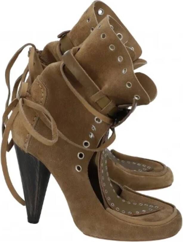 Isabel Marant Pre-owned Leather heels Brown Dames