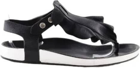 Isabel Marant Pre-owned Leather sandals Black Dames