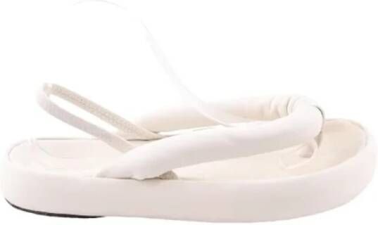 Isabel Marant Pre-owned Leather sandals White Dames