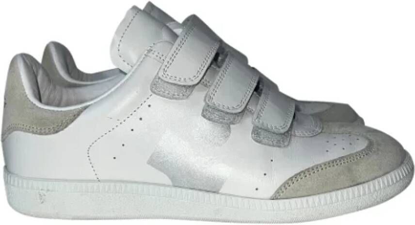 Isabel Marant Pre-owned Leather sneakers White Dames