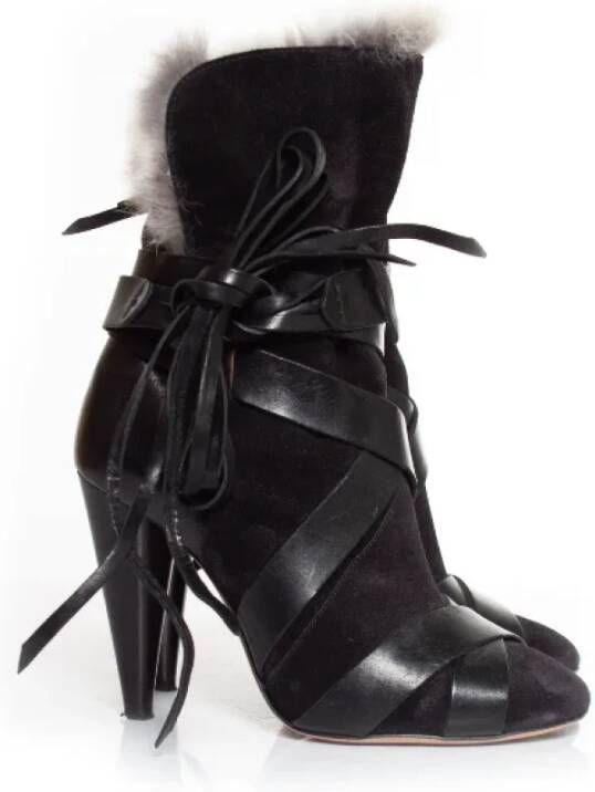 Isabel Marant Pre-owned Suede boots Black Dames