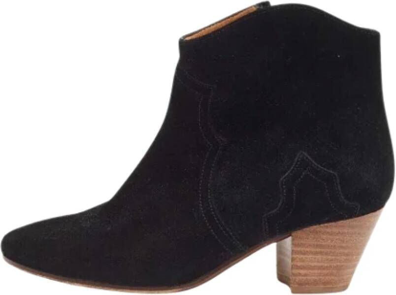 Isabel Marant Pre-owned Suede boots Black Dames