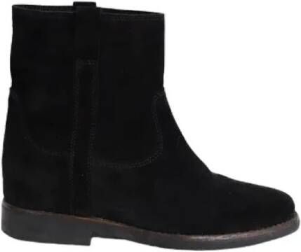 Isabel Marant Pre-owned Suede boots Black Dames