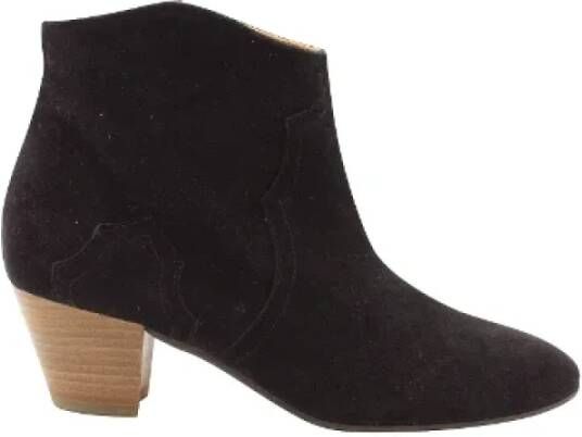 Isabel Marant Pre-owned Suede boots Black Dames