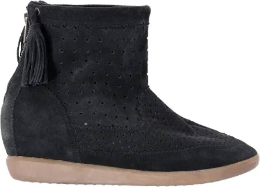 Isabel Marant Pre-owned Suede boots Black Dames