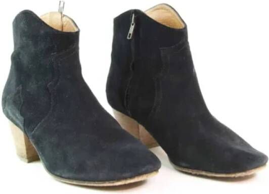 Isabel Marant Pre-owned Suede boots Black Dames