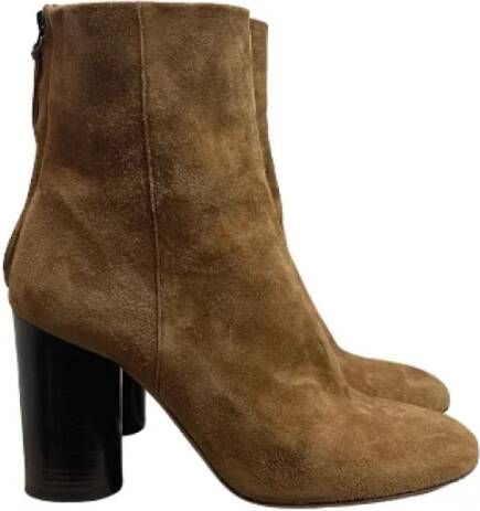 Isabel Marant Pre-owned Suede boots Brown Dames