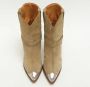 Isabel Marant Pre-owned Suede boots Green Dames - Thumbnail 1