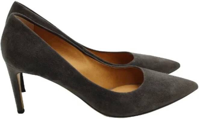 Isabel Marant Pre-owned Suede heels Gray Dames