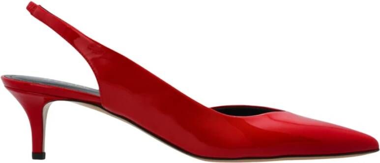 Isabel marant Rode Lakleren Slingback Pumps Red Heren