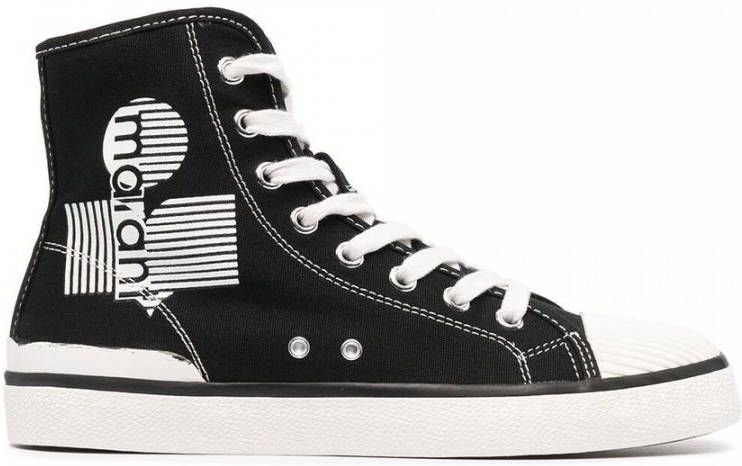 Isabel marant Sneakers Benkeen High Top Sneaker in zwart