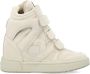 Isabel marant Stijlvolle hoge sneakers met verborgen sleehak Beige Dames - Thumbnail 1