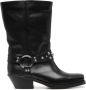 Isabel marant Zwarte Leren Instaplaarzen Black Dames - Thumbnail 4