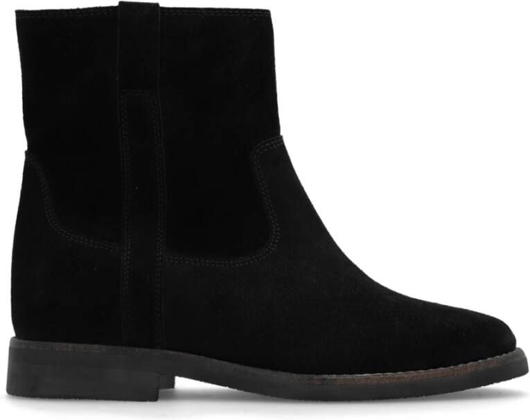 Isabel marant Susee suède enkellaarzen Black Dames