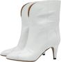 Isabel marant Witte Leren Hoge Hakken Laarzen White Dames - Thumbnail 5