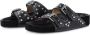 Isabel marant Zilveren Detail Slide Sandaal Black Dames - Thumbnail 1