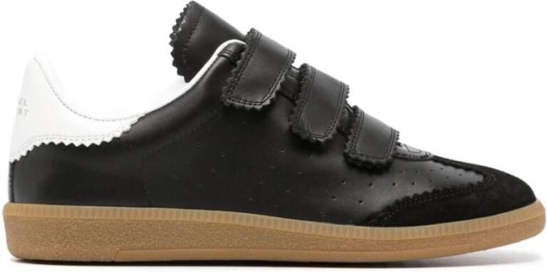 Isabel marant Zwarte Beth Leren Enkellaarzen Black Dames