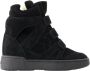 Isabel marant Zwarte Leren Sneakers met Velcro Straps Black Dames - Thumbnail 8