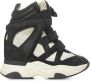 Isabel marant Zwarte Suède High-Cut Sneakers Black Dames - Thumbnail 1