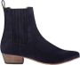 Ivylee Copenhagen Midnight Blue Suède Instappers Blue Dames - Thumbnail 1