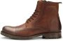 JACK & JONES JACK&JONES ADDITIONALS JFWRUSSEL LEATHER COGNA LN Heren Laarzen - Thumbnail 3