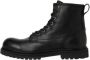 JACK & JONES Heren Veterschoenen Buckley Leather Boot Zwart - Thumbnail 2