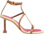 Jacquemus Bruine Hoge Hak Sandalen met Metalen Gesp Brown Dames - Thumbnail 1