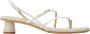 Jacquemus Gesp Lederen Plateau Sandalen White Heren - Thumbnail 1