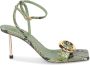 Jacquemus Groene Sandalen Verhogen Stijl Statement Green Dames - Thumbnail 1