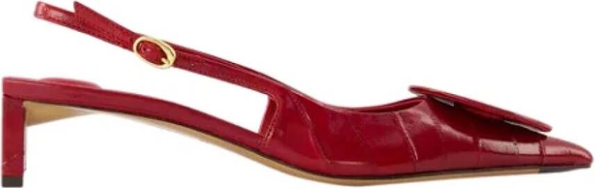 Jacquemus Leather heels Red Dames