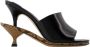 Jacquemus Leather sandals Black Dames - Thumbnail 1