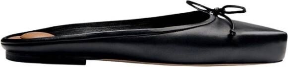 Jacquemus Zwarte Ballerina Schoenen Elegant Leer Black Dames