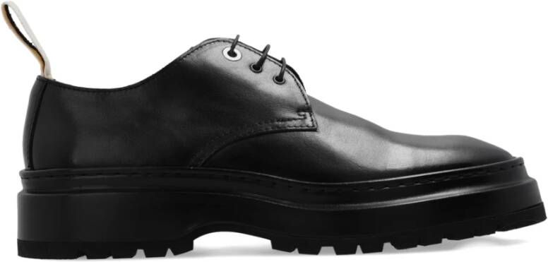 Jacquemus Pavane leren Derby schoenen Black Heren