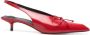 Jacquemus Rode Slingback Kitten Hak Puntige Neus Red Dames - Thumbnail 1