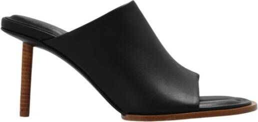 Jacquemus Rond Carre heeled mules Zwart Dames