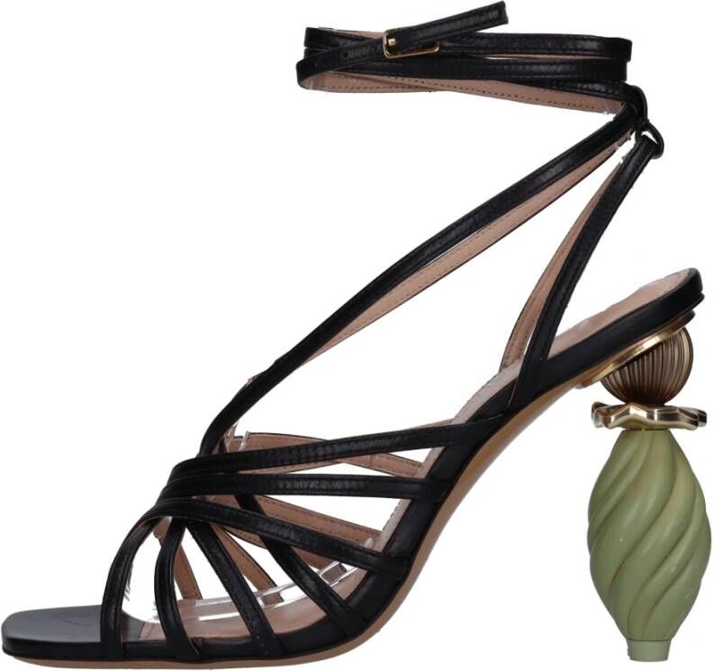 Jacquemus Sandalen Zwart Black Dames