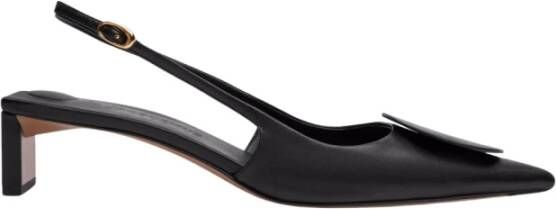 Jacquemus Zwarte Slingback Sandalen Duele B Black Dames