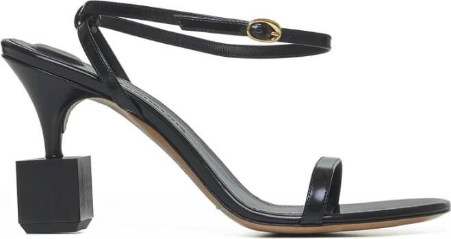 Jacquemus Zwarte Sandalen voor Vrouwen Black Dames