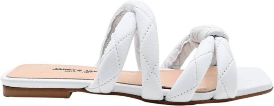 Janet & Janet Ariana Witte Sandalen White Dames