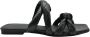 Janet & Janet Ariana Zwarte Sandalen Black Dames - Thumbnail 1