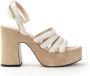 Janet & Janet High Heel Sandals White Dames - Thumbnail 1