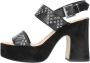 Janet & Janet Sandalen Zwart Black Dames - Thumbnail 1